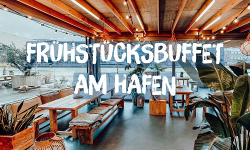 Frügstücksbuffet in der Hafenkäserei